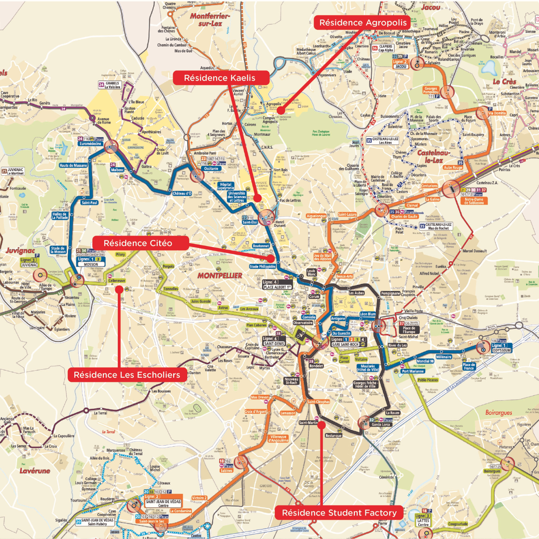 Nos résidence locataires JEM